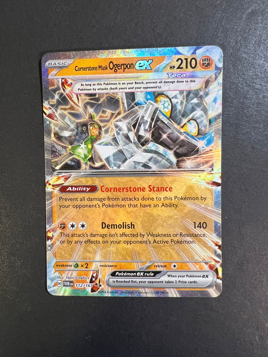 Cornerstone Mask Ogerpon ex 199/167 Ultra Rare Twilight Masquerade NM/M