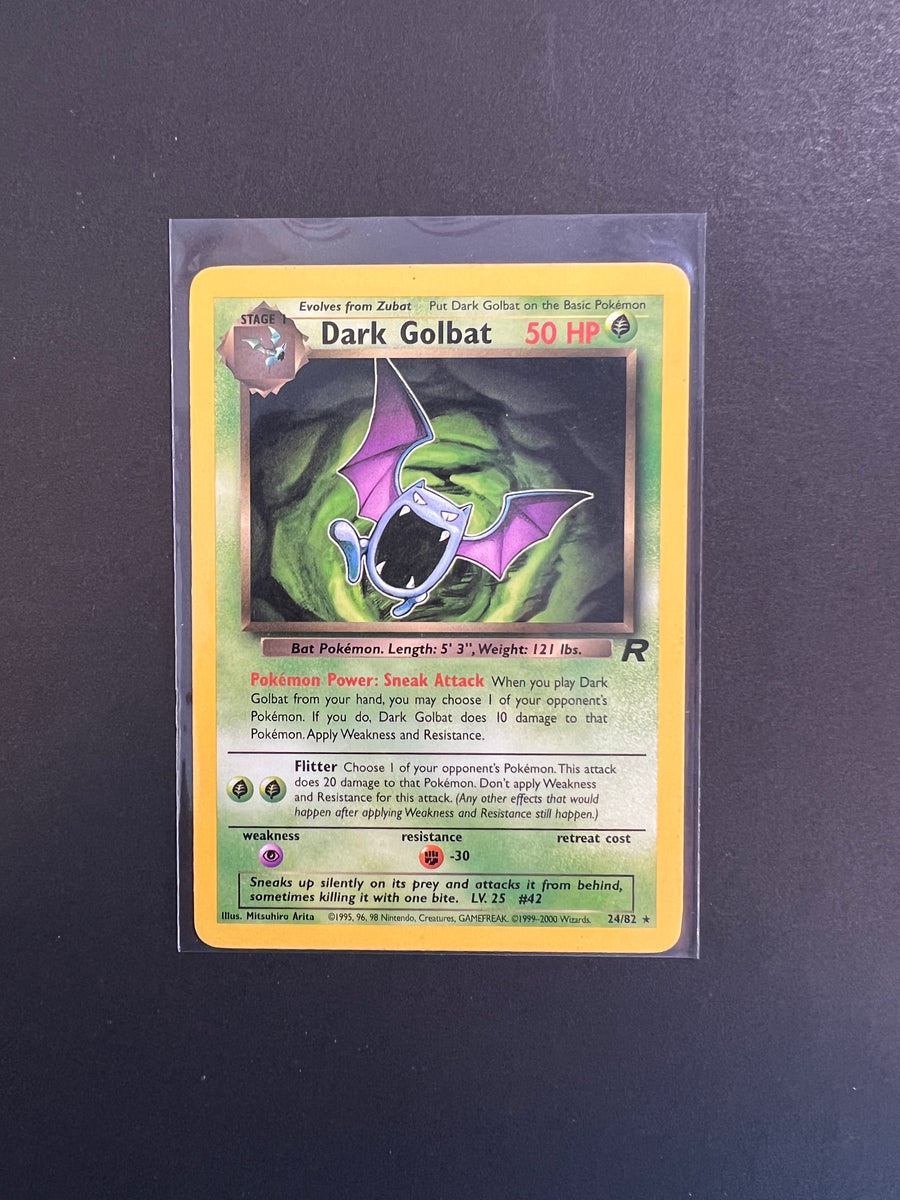 dark golbat pokemon card price - 24/82 Non-Holo Rare First Edition you may choose 1 Certificate number:114557178 MTG Cards with Infect