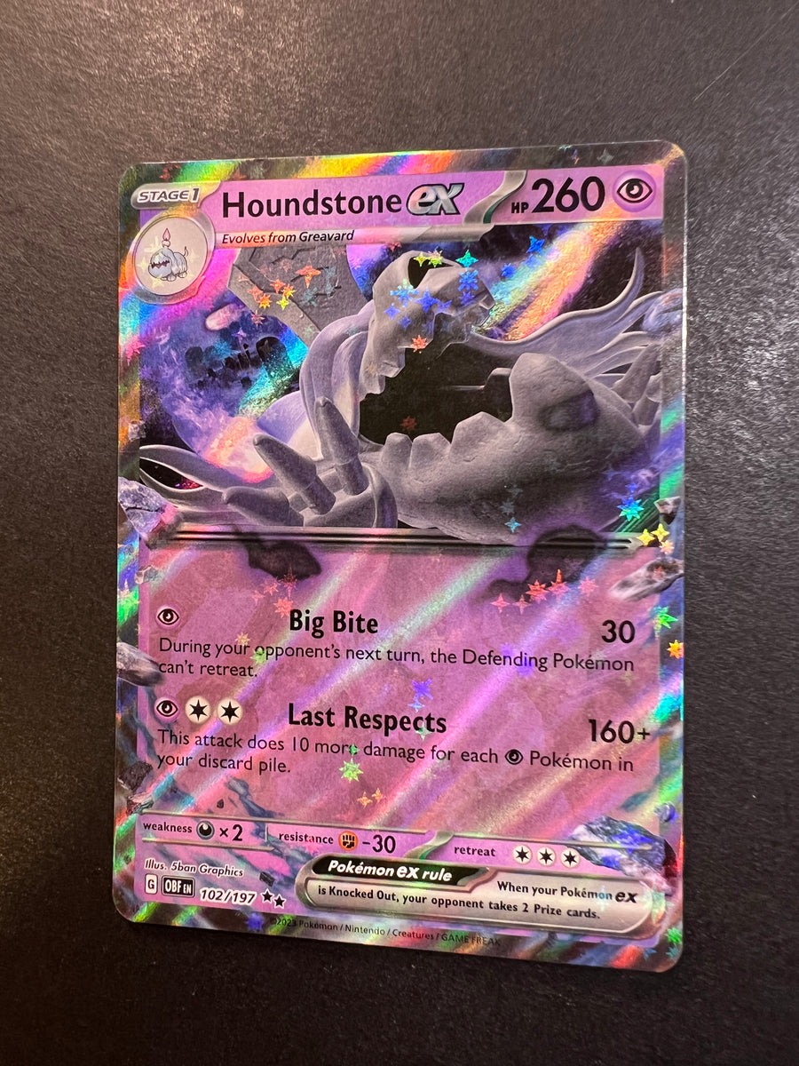 houndstone pokemon card value Houndstone ex - 102/197 Ultra Rare