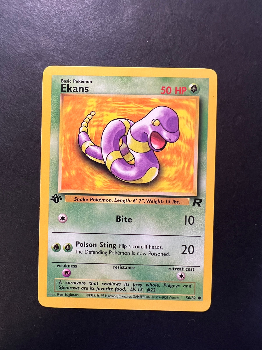 Ekans 1st Edition - 56/82 Non-Holo