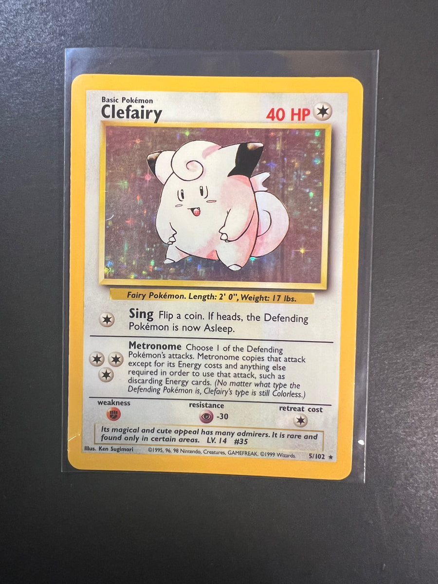Clefairy - 5/102 Holo Rare