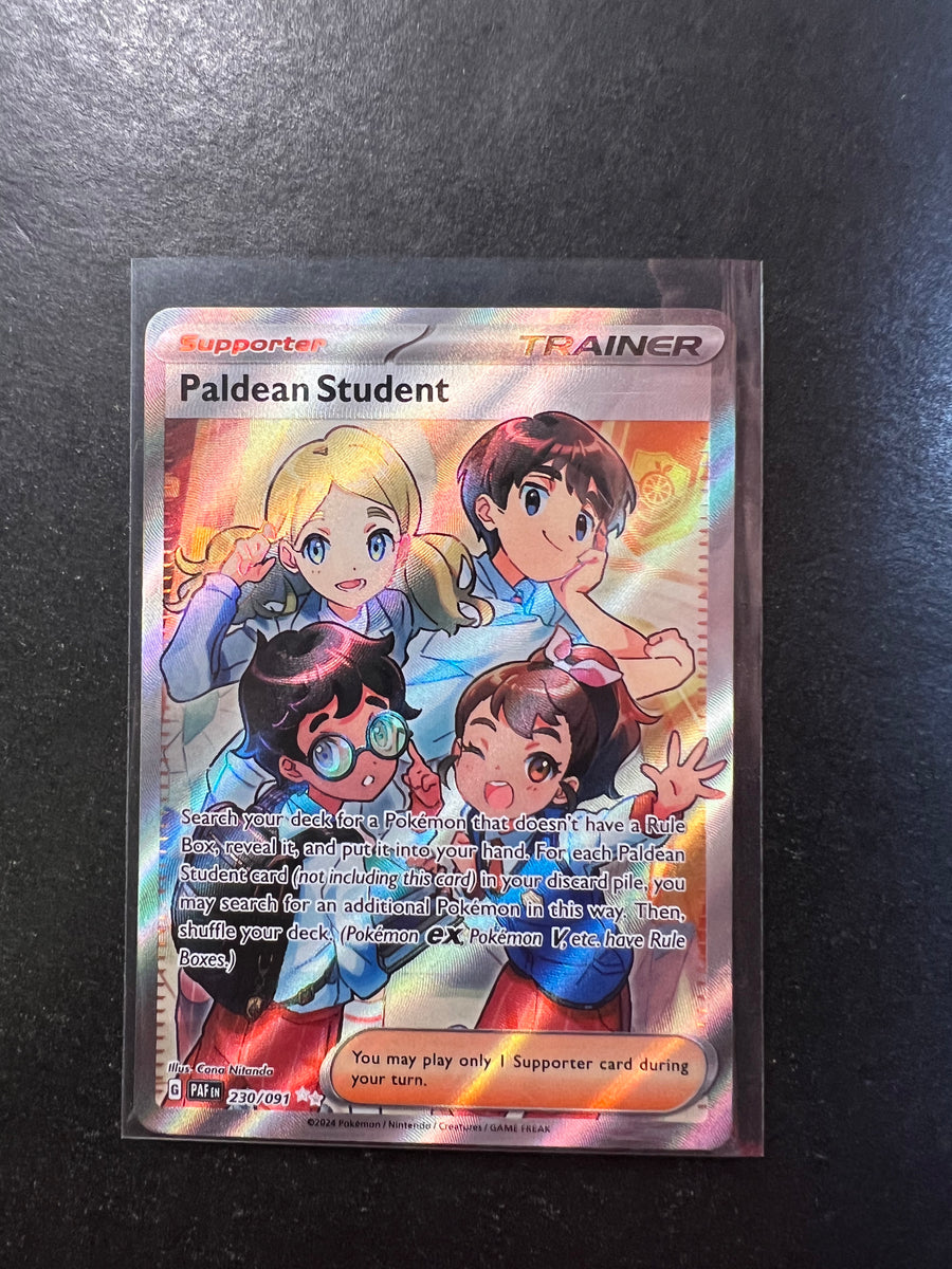 paldean student pokemon card Paldean Student - 231/091 - SV: Paldean Fates