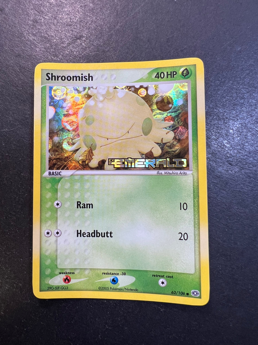 Shroomish - 63/106 “Stamped” Reverse Holo