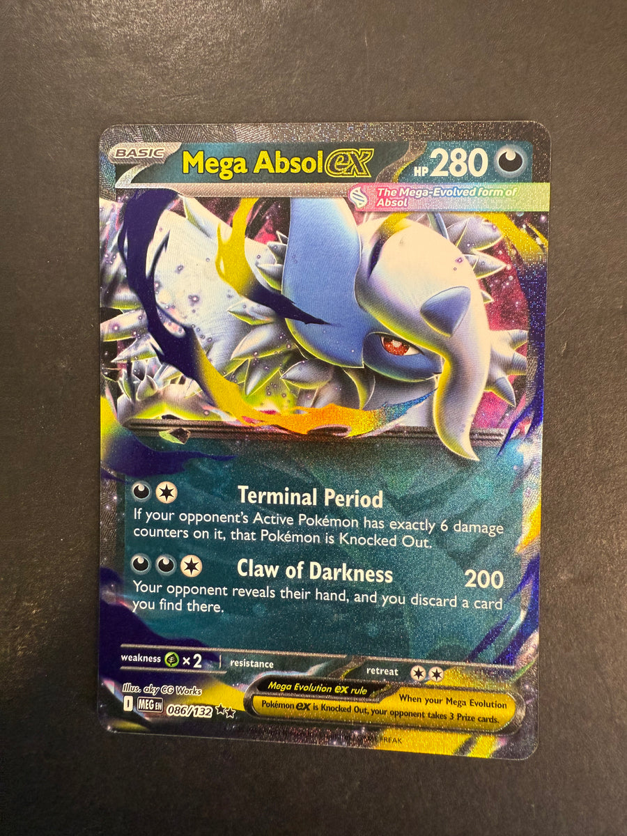 Mega Absol ex - 086/132 Ultra Rare - Mega Evolution JAB Games13 Mega Absol ex - 086/132 Ultra Rare - Mega Evolution JAB Games13