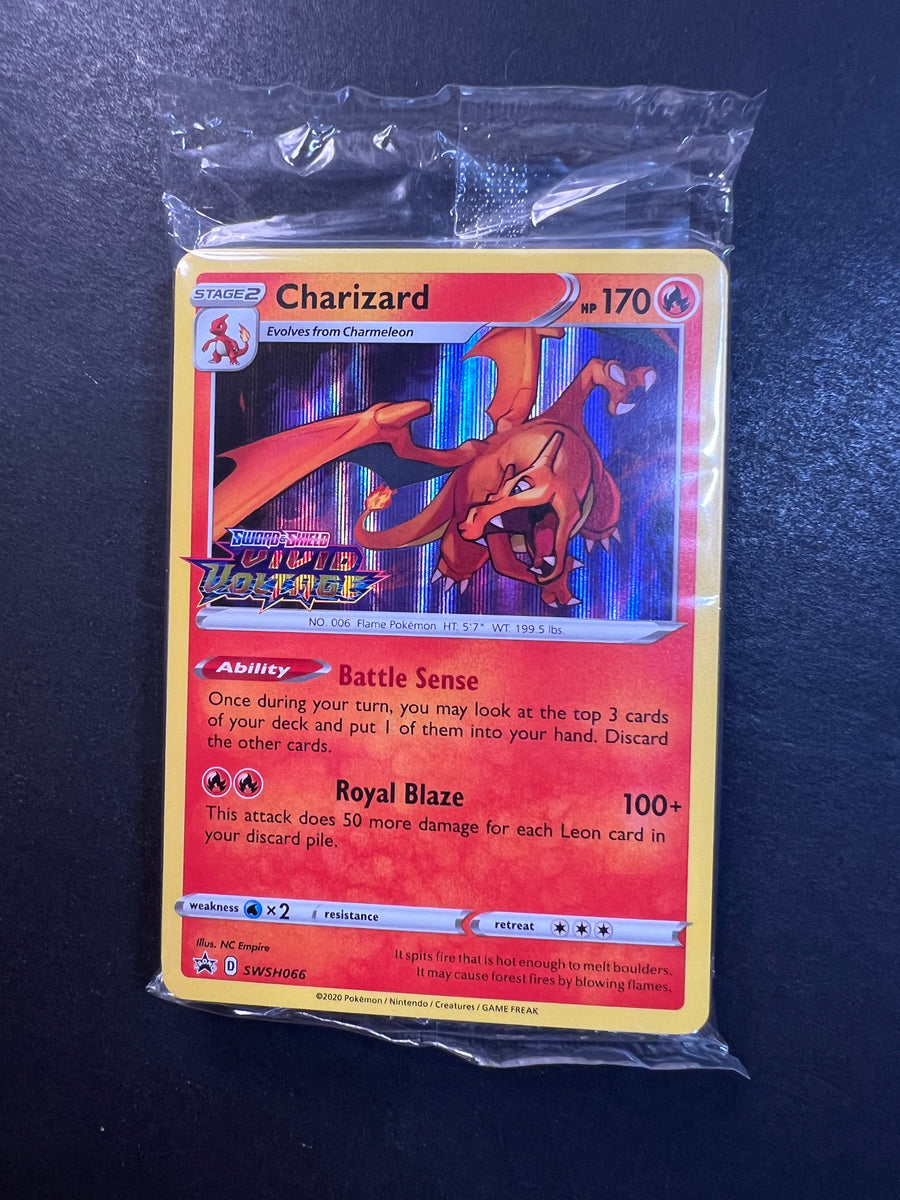 Charizard - SWSH066 Holo Rare Sealed Pokemon Prerelease Promo Pack - Vivid  Voltage