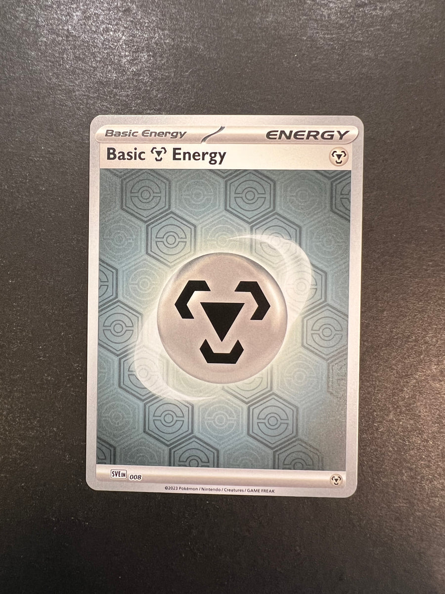 metal energy pokemon card value 151 Holo Steel Swirl Pixel Galaxy Cosmo Foil Variant 008 A1 The item available is listed in the Title Metal Energy Holo Logo -