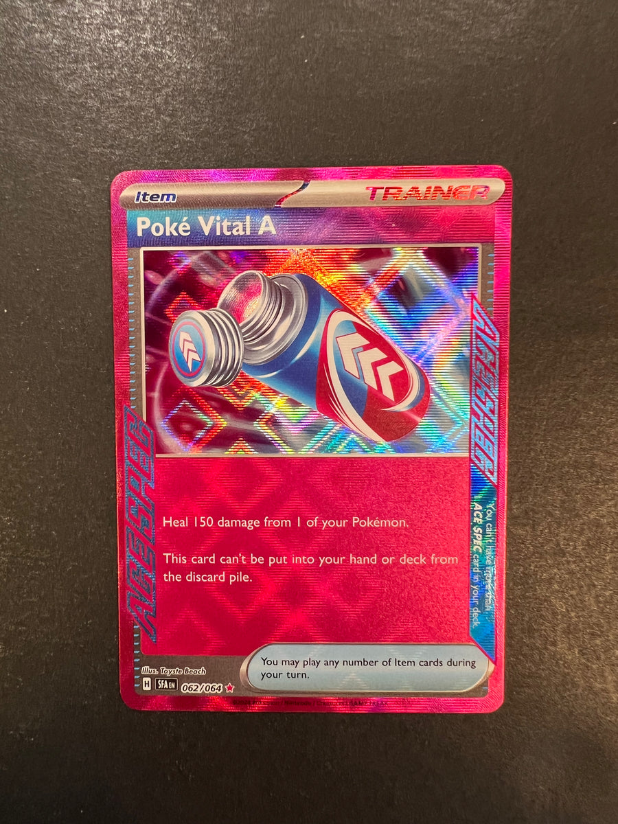 Poke Vital A - 062/064 Ace Spec Ultra Rare - Shrouded Fable – JAB