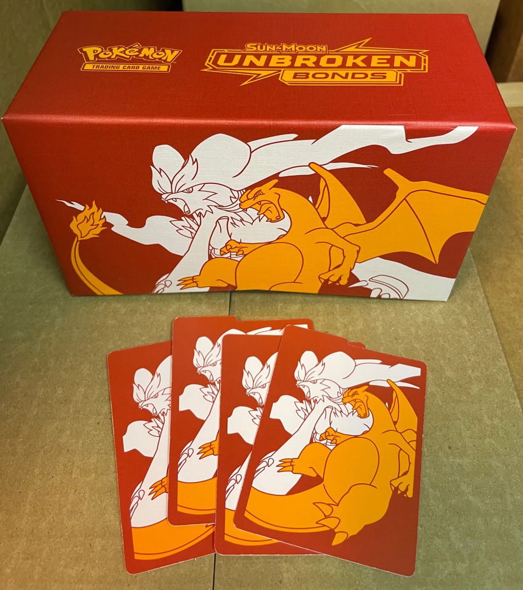 Pokemon Empty Unbroken Bonds Elite Trainer Box - Charizard Pokemon Empty Unbroken Bonds Elite Trainer Box - Charizard