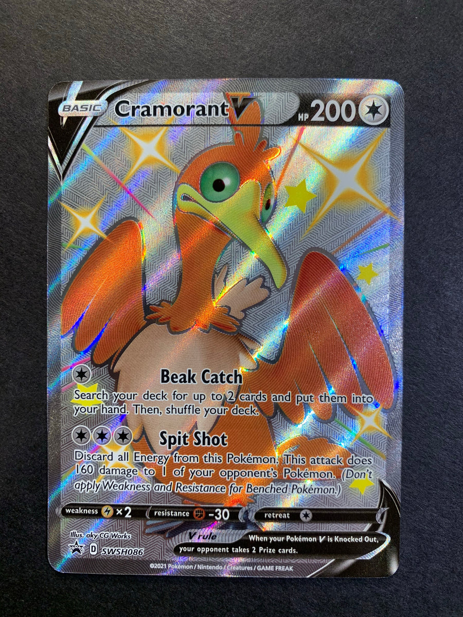 Cramorant V - SWSH086 Shiny Full Art Ultra Rare Promo - Shining Fates JAB Games13 Cramorant V - SWSH086 Shiny Full Art Ultra Rare Promo - Shining Fates JAB Games13