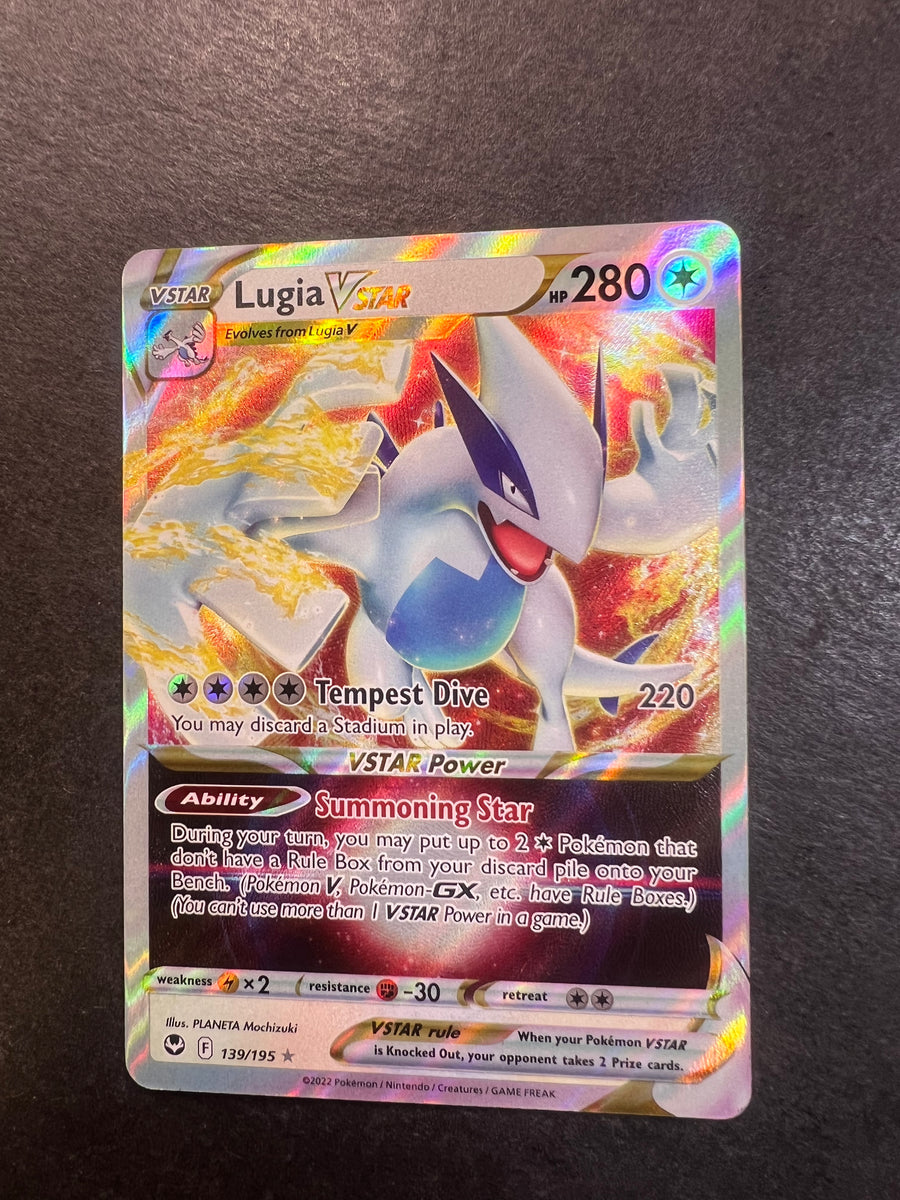 lugia vstar pokemon card value - 139/195 Full Art Ultra Rare Weakness Lightning ×2 Resistance Finish:Full Kanto Starter Trio - Unpainted Final Fantasy MTG Holiday Ascended Heroes
