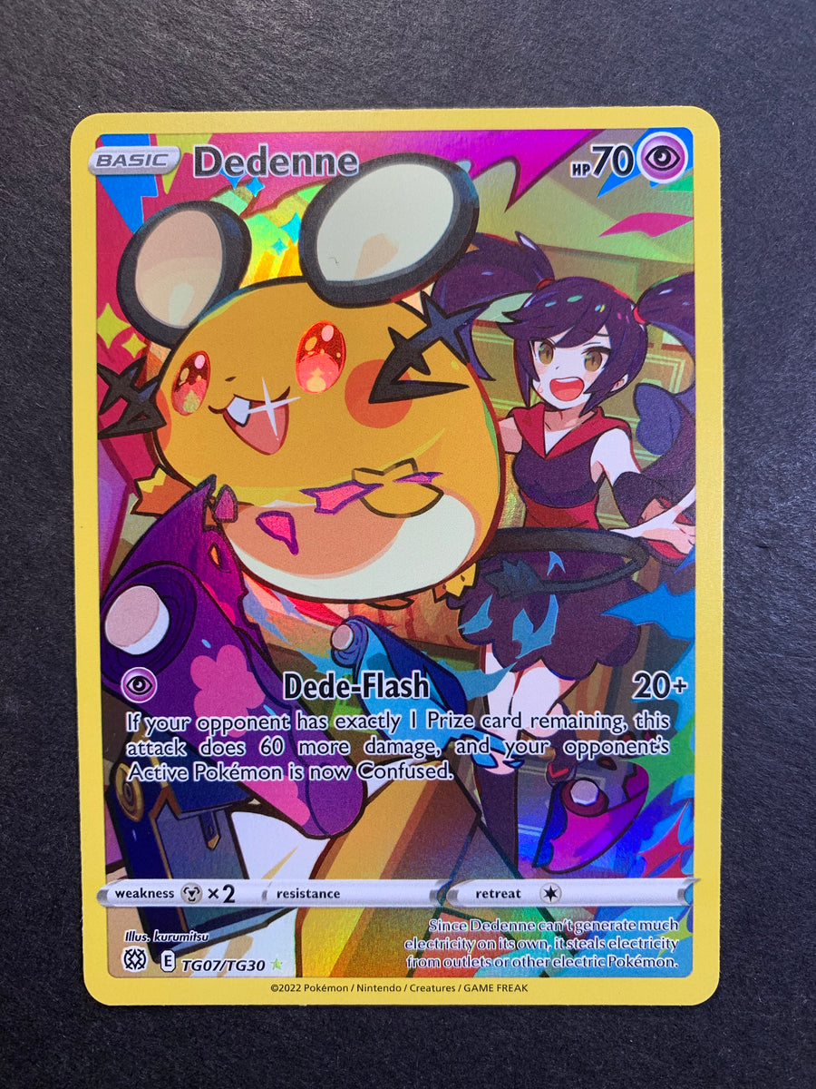dedenne pokemon card full art Dedenne - TG07/TG30 Ultra Rare Holo