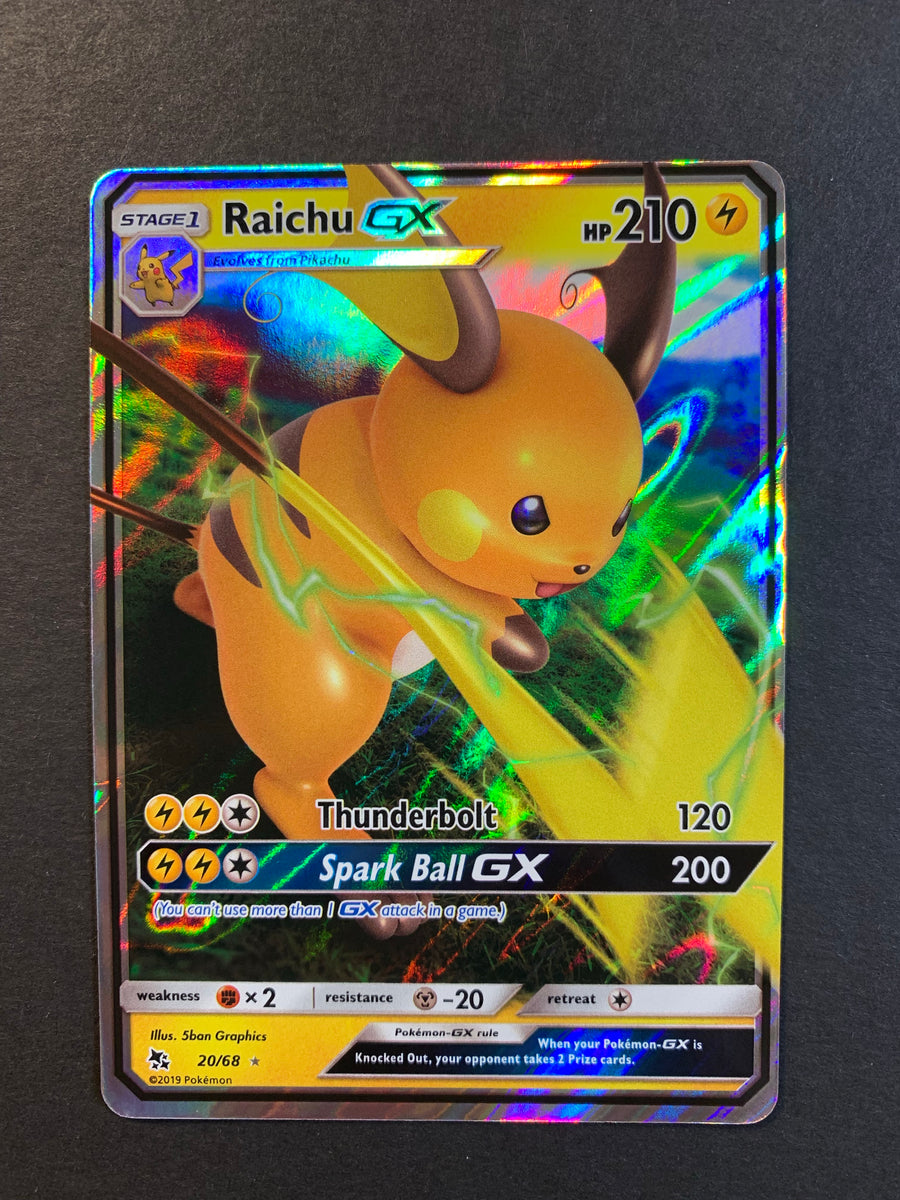 raichu pokemon card gx Raichu GX - 20/68 Ultra Rare