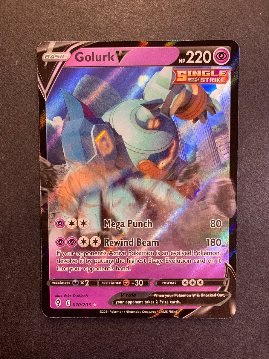 Golurk V - 070/203 Ultra Rare