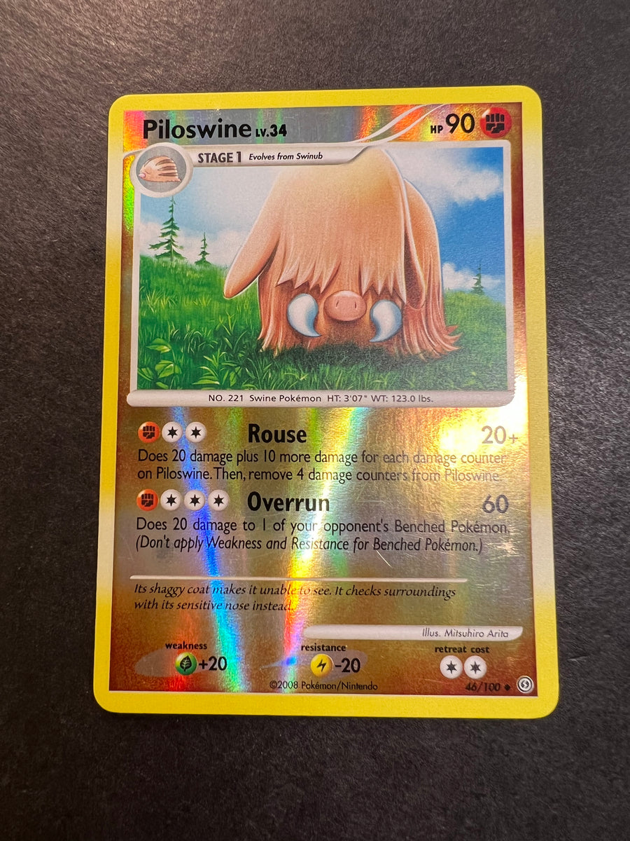 Piloswine - 46/100 Reverse Holo