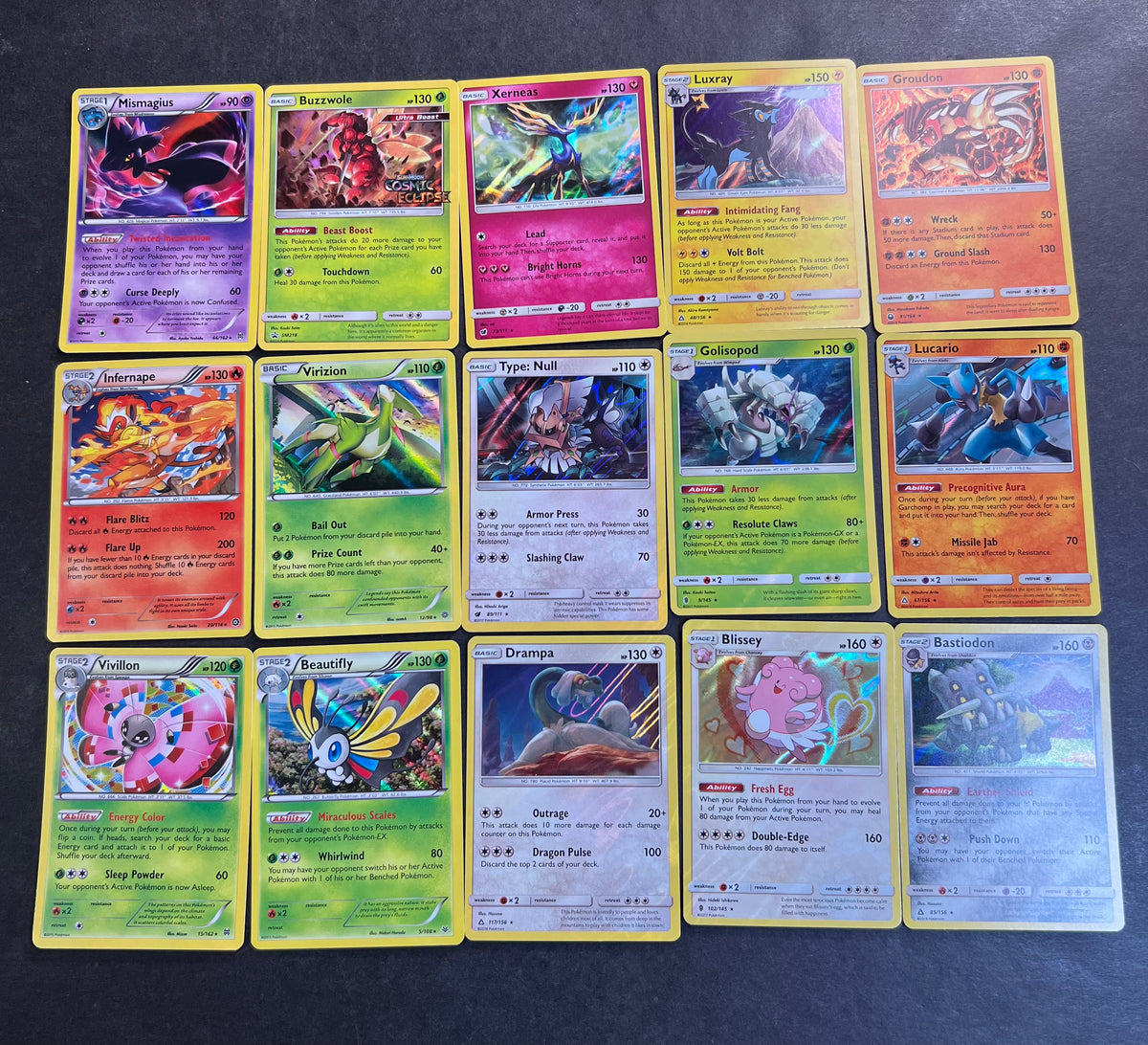 Pokemon sale card lot reserved for zaren