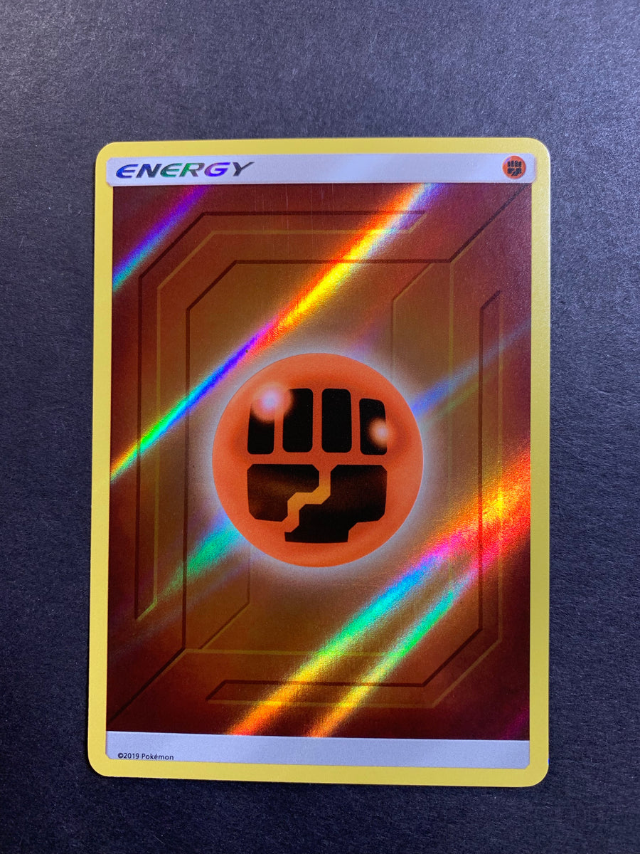 fighting energy pokemon card Fighting Energy - Reverse Holo Rare