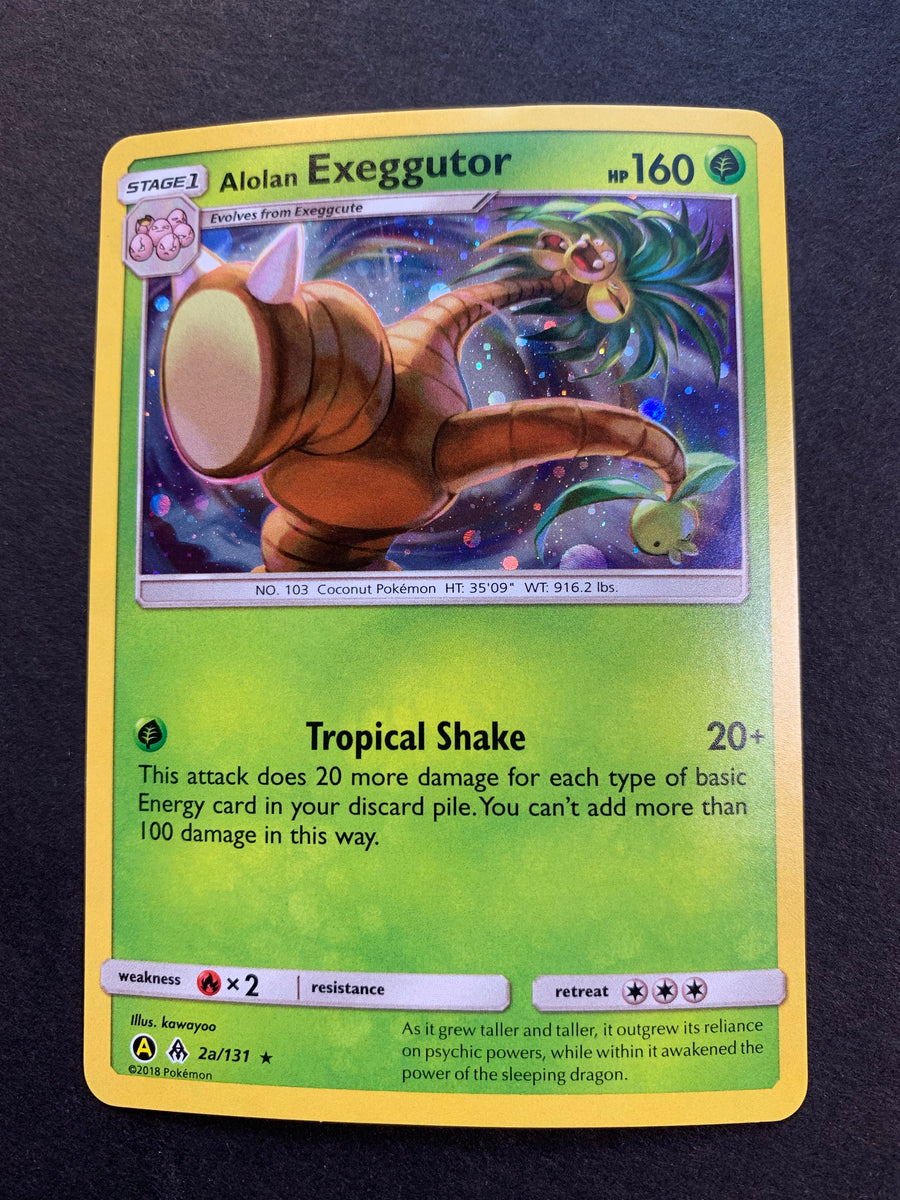 alolan exeggutor pokemon card Alolan Exeggutor
