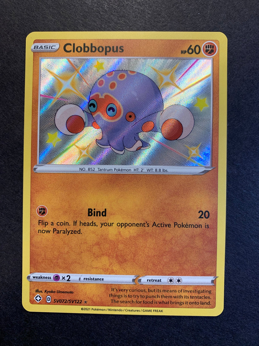 Clobbopus - SV072/SV122 Shiny Holo Rare - Shining Fates JAB Games13 Clobbopus - SV072/SV122 Shiny Holo Rare - Shining Fates JAB Games13