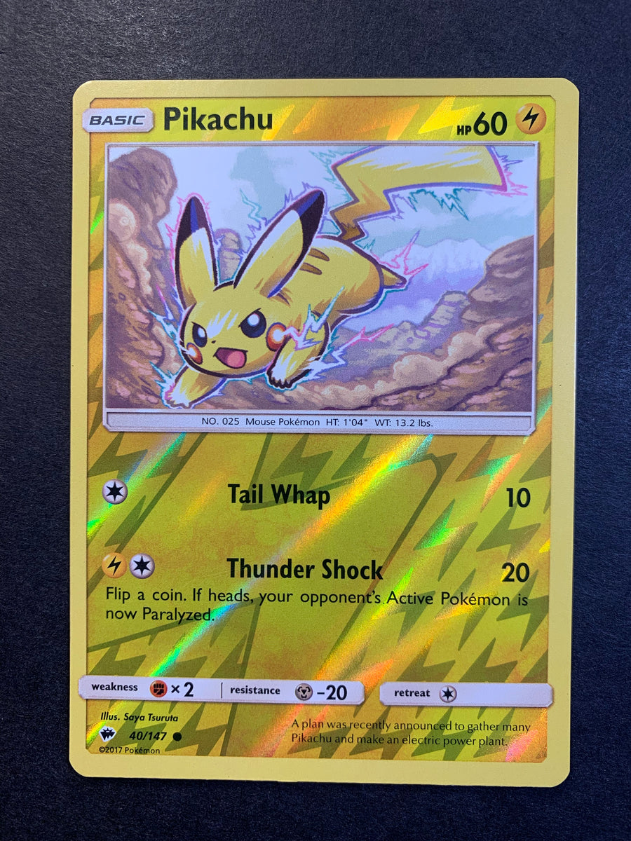 Pikachu - 40/147 Reverse Holo JAB Games13 Pikachu - 40/147 Reverse Holo JAB Games13