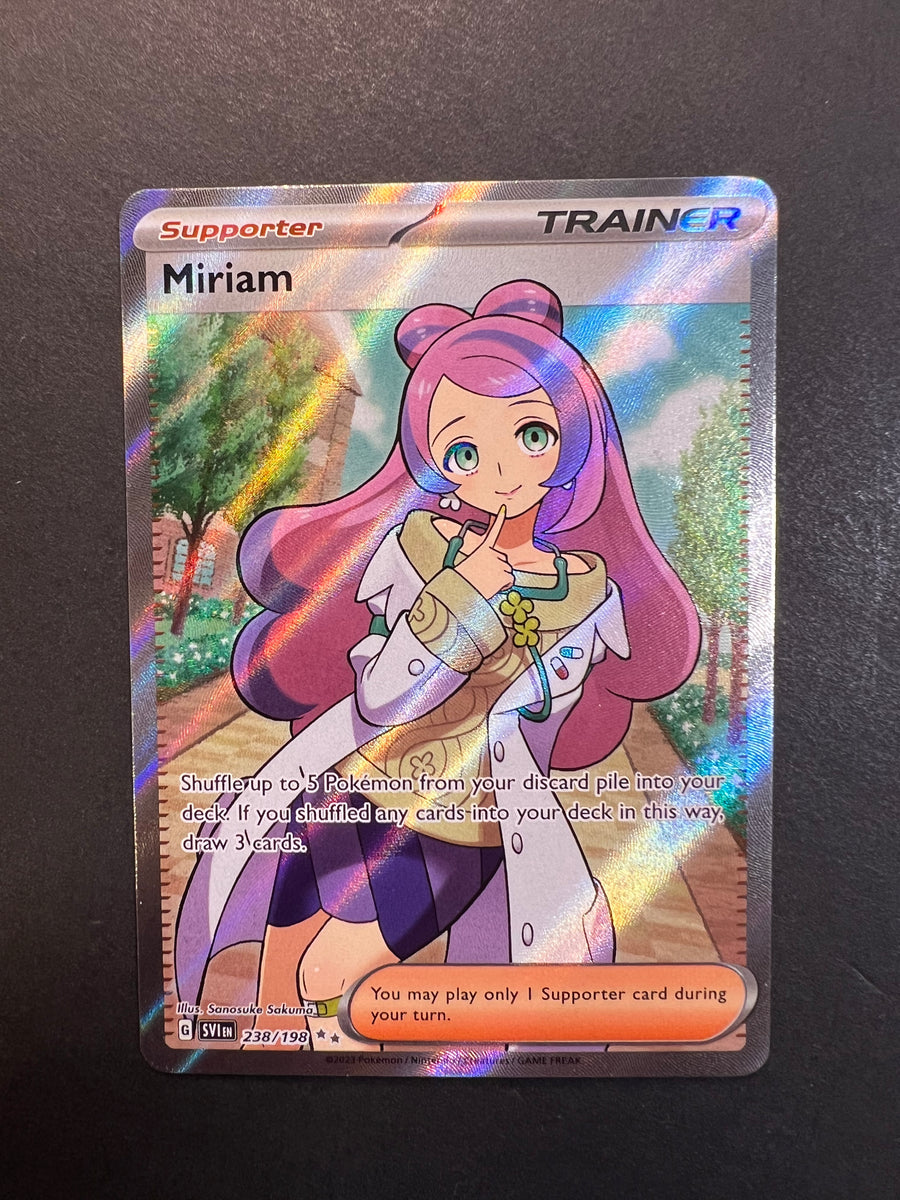 miriam pokemon card 238/198 Miriam - 238/198 Full Art Ultra Rare Trainer