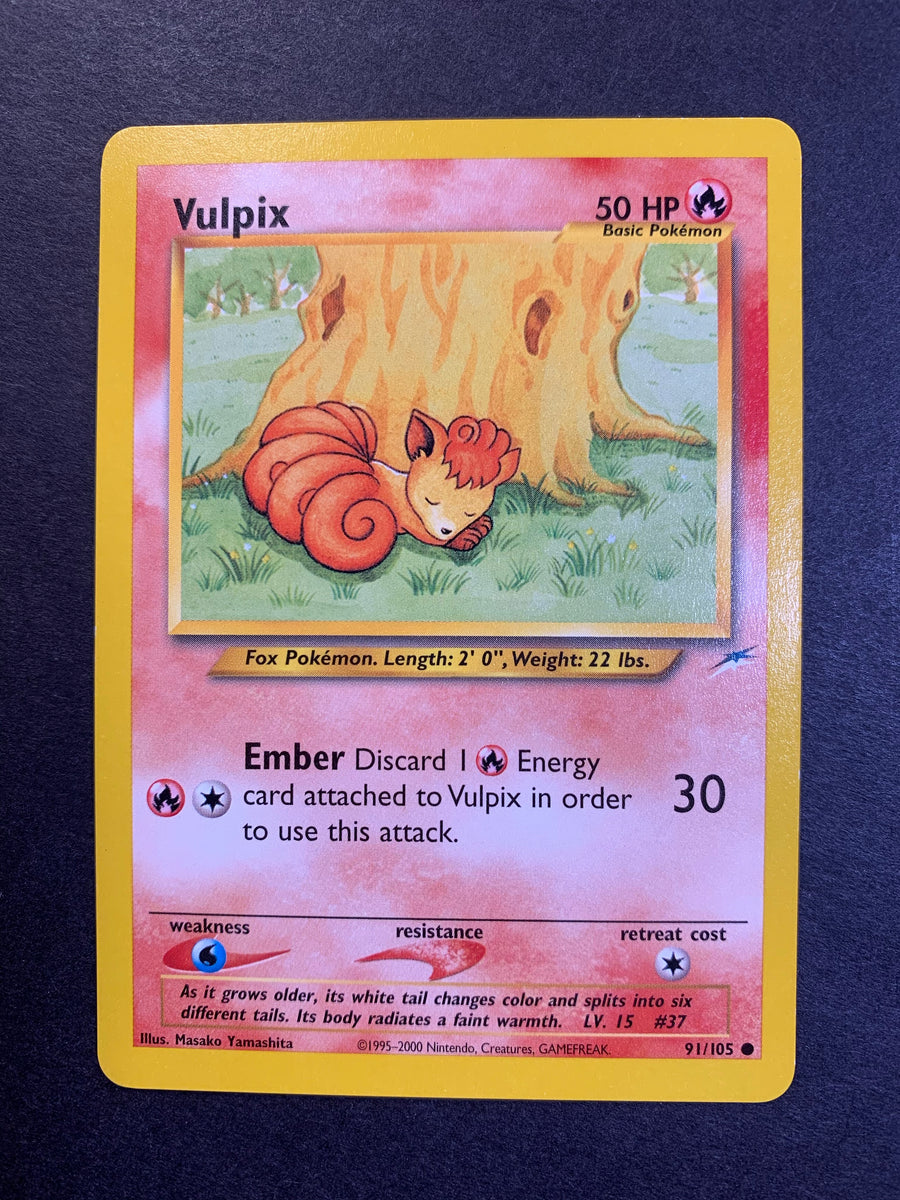 Vulpix - 91/105 Vintage Neo Destiny JAB Games13 Vulpix - 91/105 Vintage Neo Destiny JAB Games13