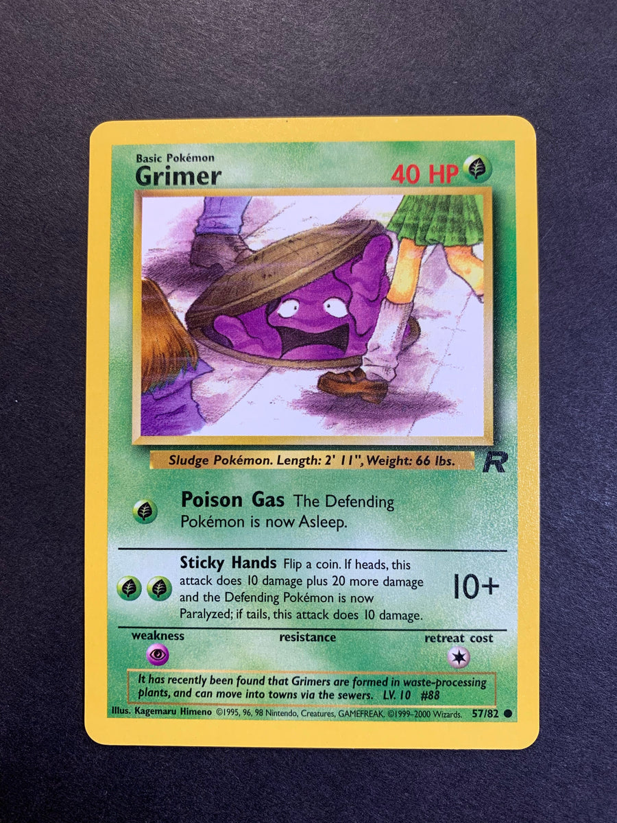 pokemon grimer card variation to centering Will vintage japanese hold Condition - SKU:GD - 35143 Dialga card display