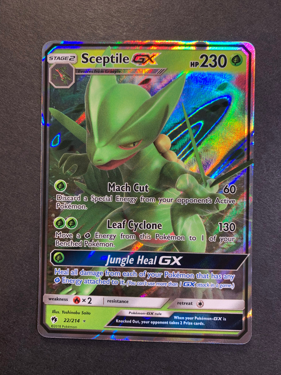 Sceptile GX - 22/214 Ultra Rare - Lost Thunder JAB Games13 Sceptile GX - 22/214 Ultra Rare - Lost Thunder JAB Games13