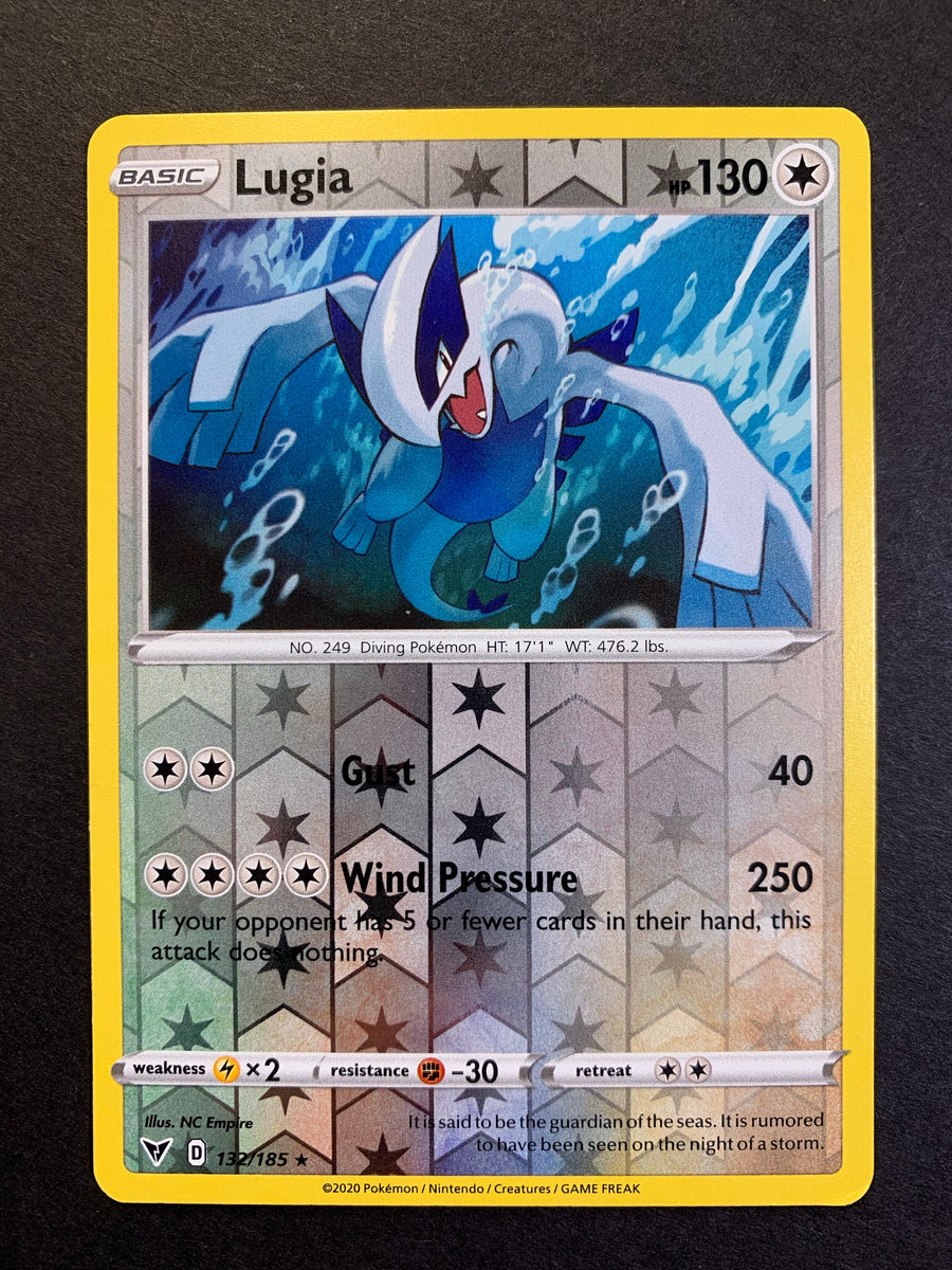 shiny lugia pokemon card Lugia - 132/185 Reverse Holo Rare