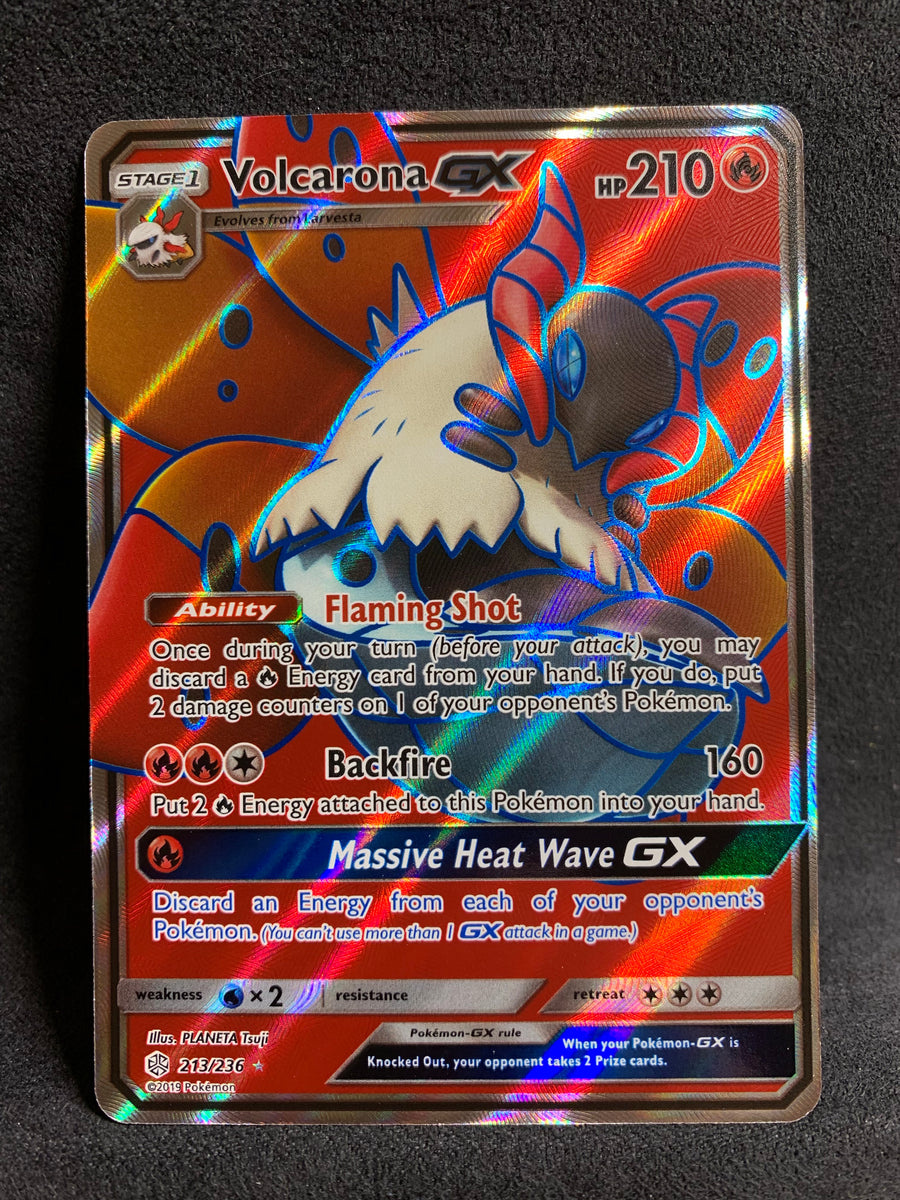 Volcarona GX - 213/236 Full Art Ultra Rare