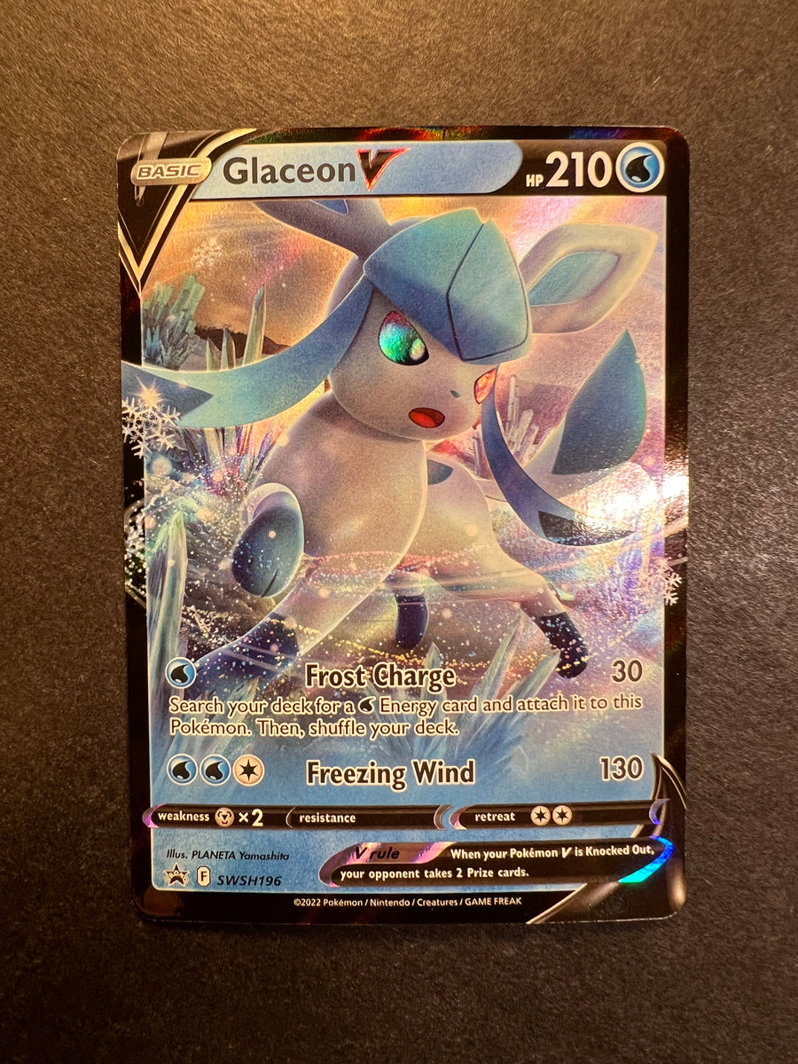 Glaceon V - SWSH196 Ultra Rare Promo – JAB Games13