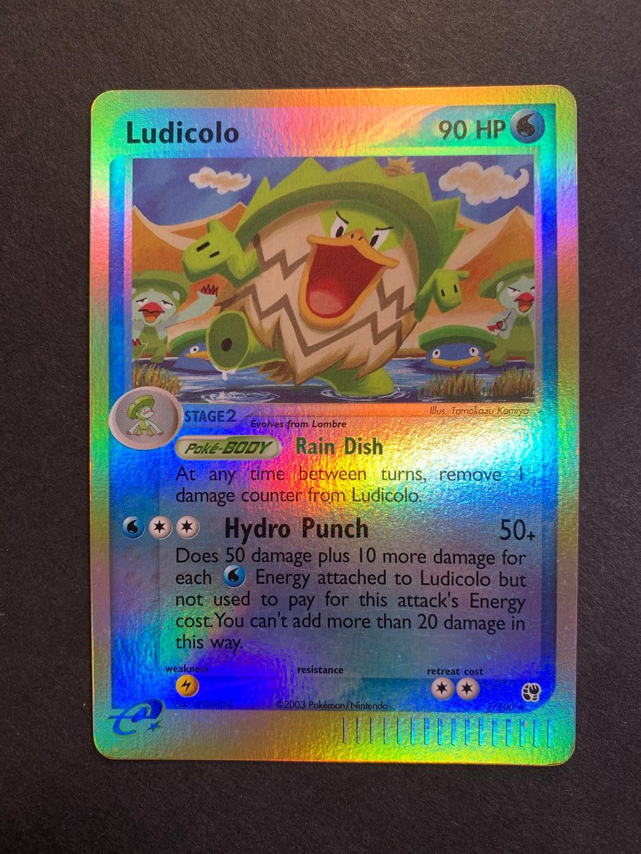 Ludicolo - 7/100 Reverse Holo Rare - EX Sandstorm JAB Games13 Ludicolo - 7/100 Reverse Holo Rare - EX Sandstorm JAB Games13