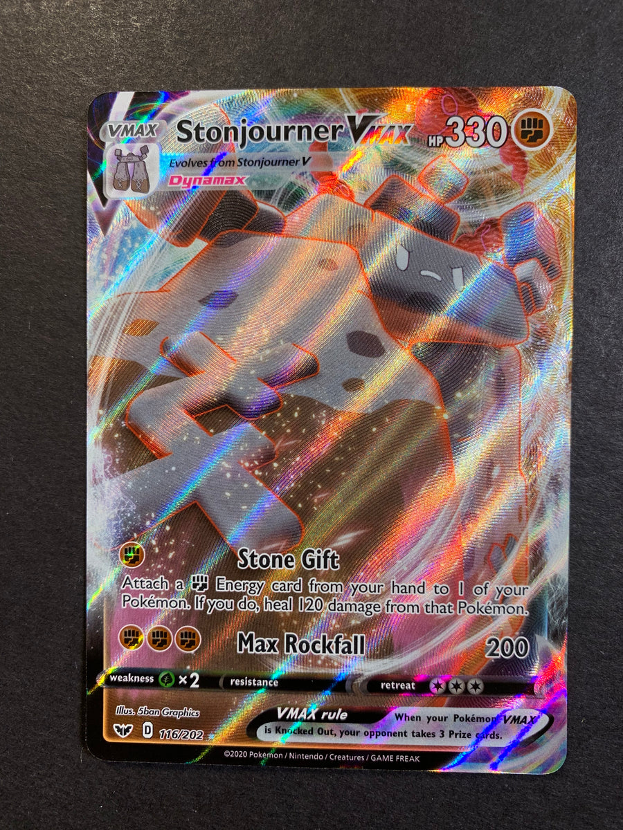 Stonjourner V Max - 116/202 Full Art Ultra Rare