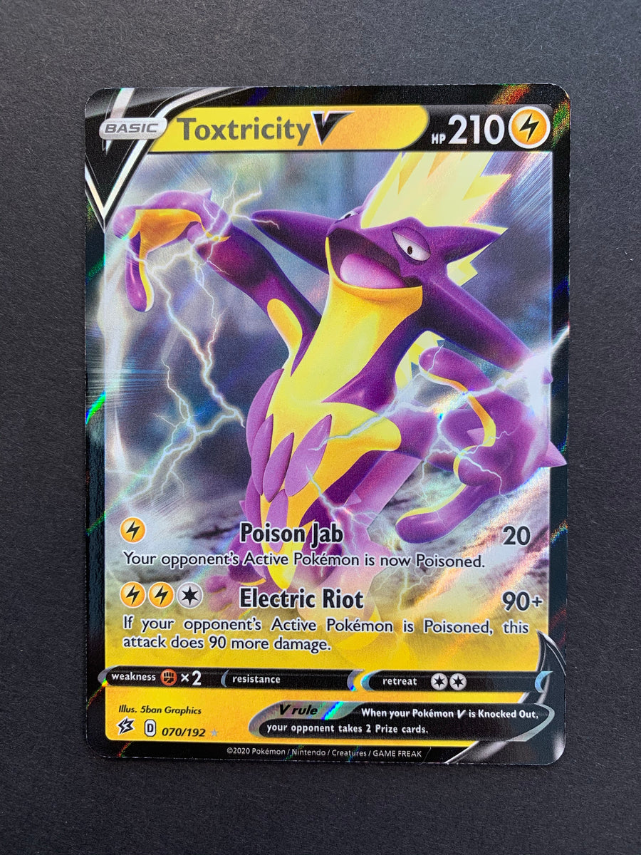 pokemon toxtricity card Toxtricity V - 070/192 Ultra Rare