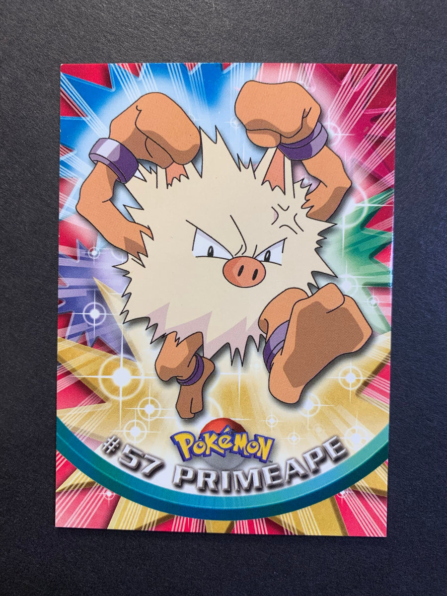 pokemon card primeape #57 This attack does 20 damage times the number of heads Primeape (Wisdom of Sea and