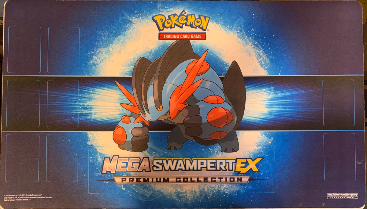 pokemon mega swampert card Pokemon Mega Swampert EX Premium Collection Playmat – JAB Games13