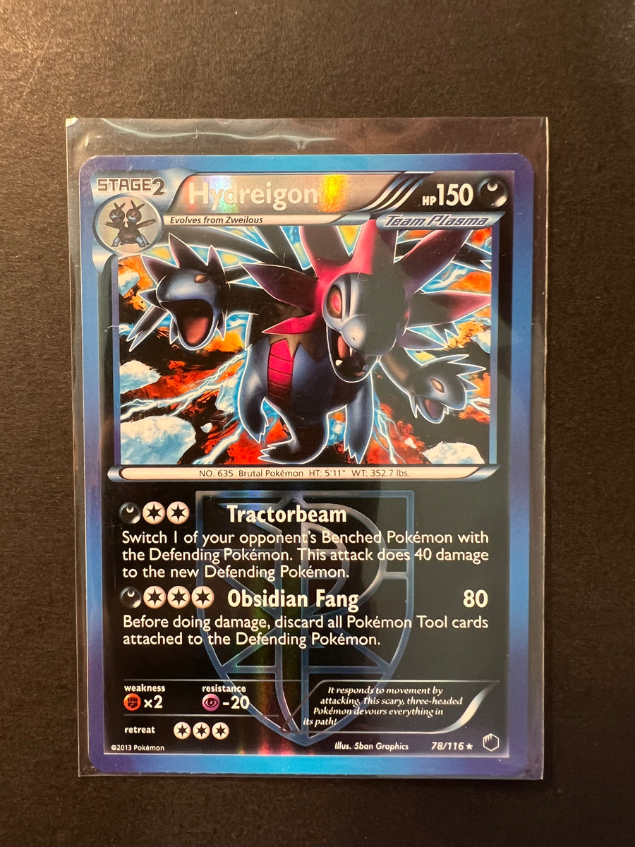Hydreigon - 78/116 Reverse Holo Rare - Plasma Freeze JAB Games13 Hydreigon - 78/116 Reverse Holo Rare - Plasma Freeze JAB Games13