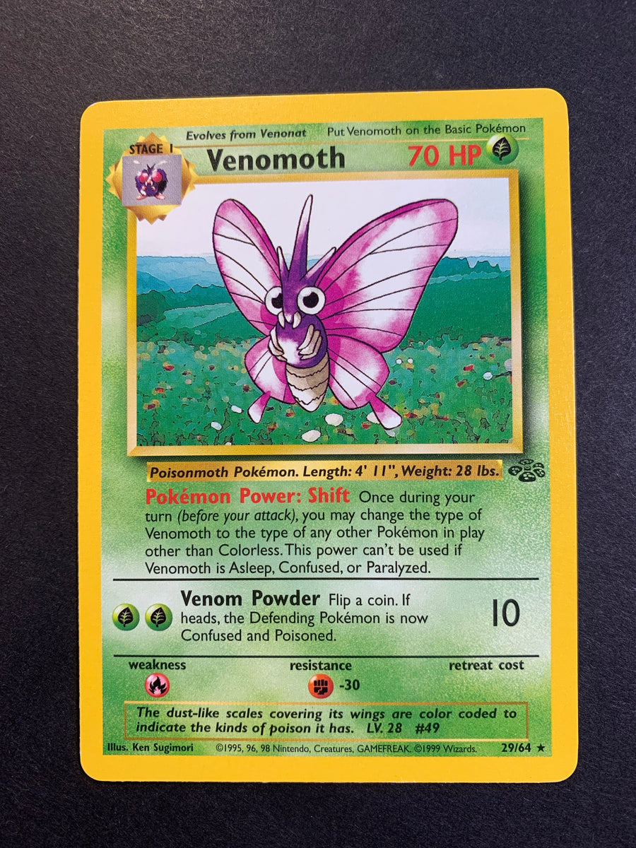 Venomoth - 29/64 Non-Holo Rare