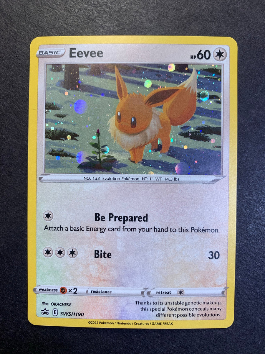 Eevee - SWSH190 Holo Rare Promo - Brilliant Stars JAB Games13 Eevee - SWSH190 Holo Rare Promo - Brilliant Stars JAB Games13