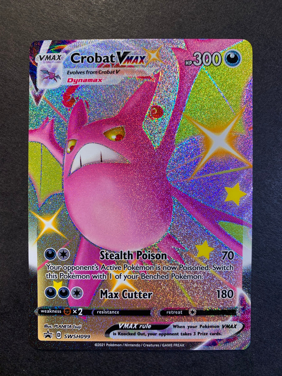 shiny crobat pokemon card Crobat (Pulsing Aura #214/234, 1-Star Shiny)