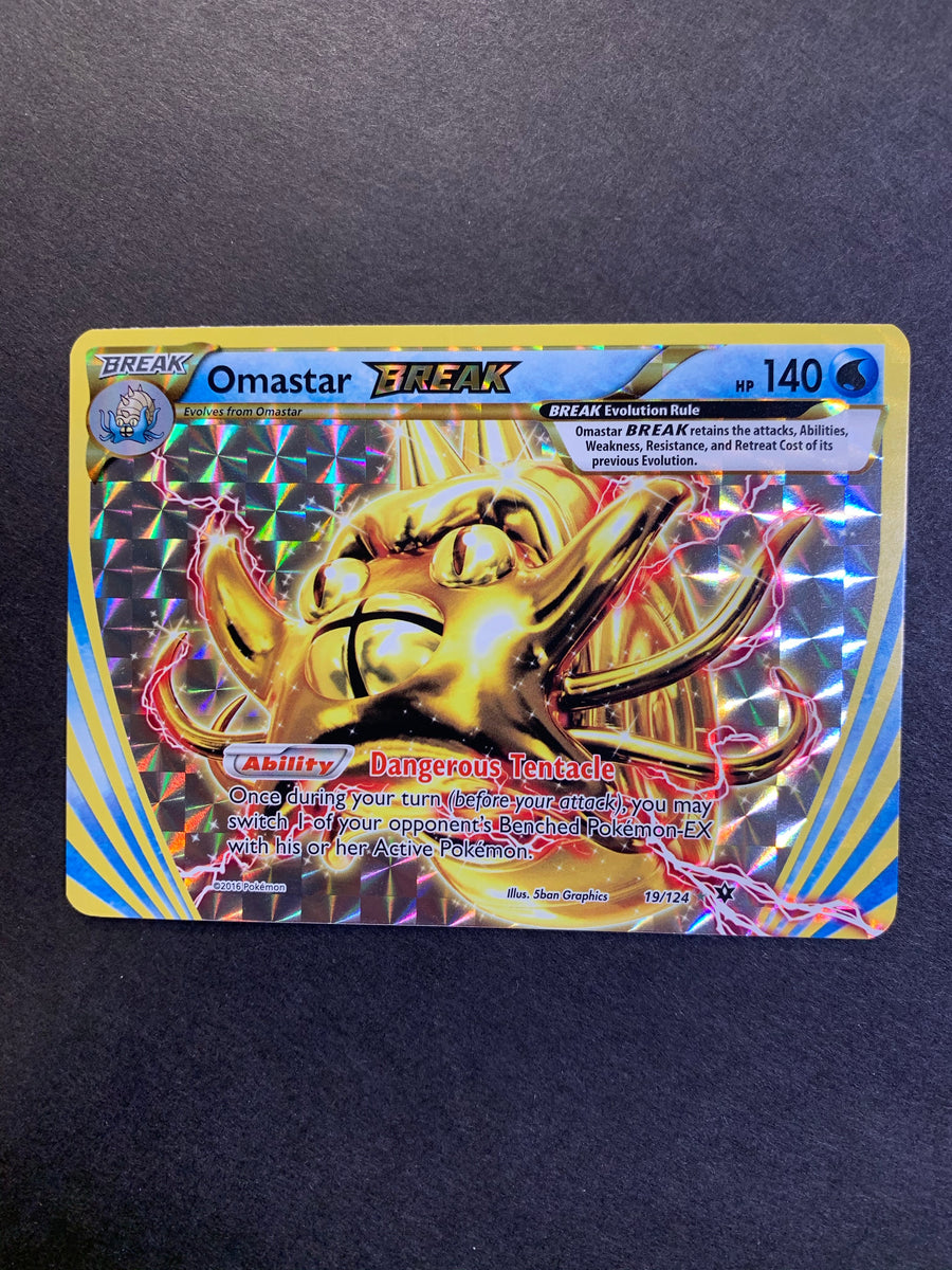 Omastar Break - 19/124 Ultra Rare Holo