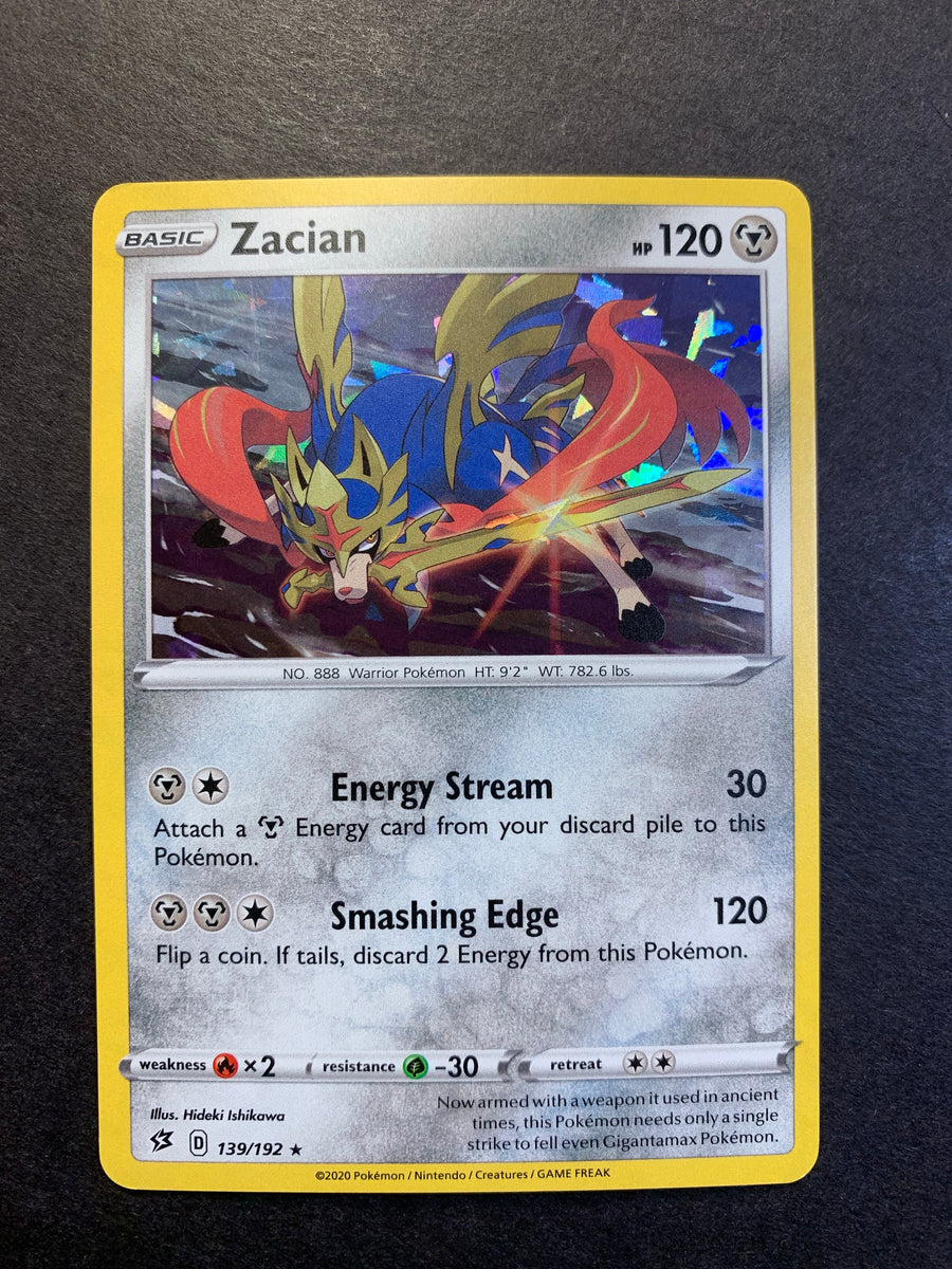 Zacian - 139/192 Shattered Ice Holo Rare Promo JAB Games13 Zacian - 139/192 Shattered Ice Holo Rare Promo JAB Games13
