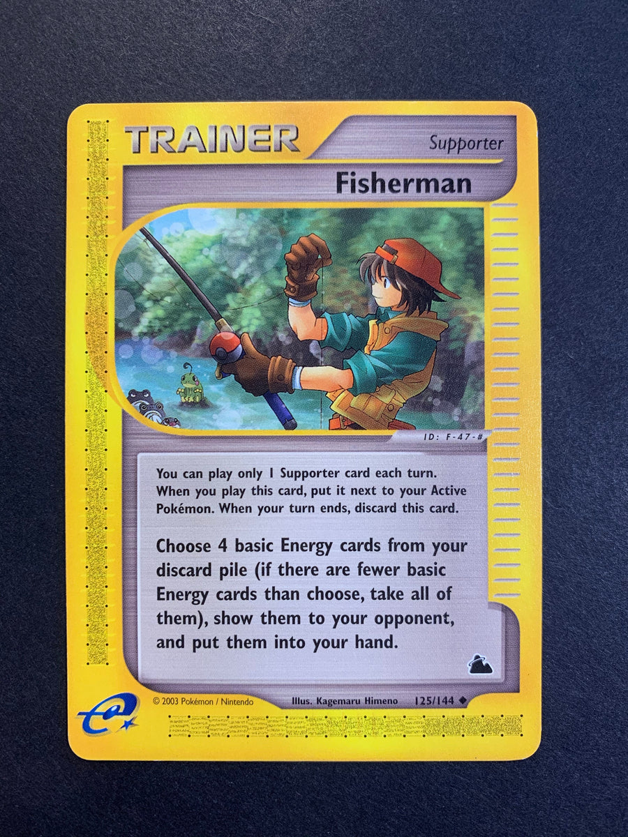 Fisherman - 125/144 Non-Holo Trainer - Skyridge Fisherman - 125/144 Non-Holo Trainer - Skyridge