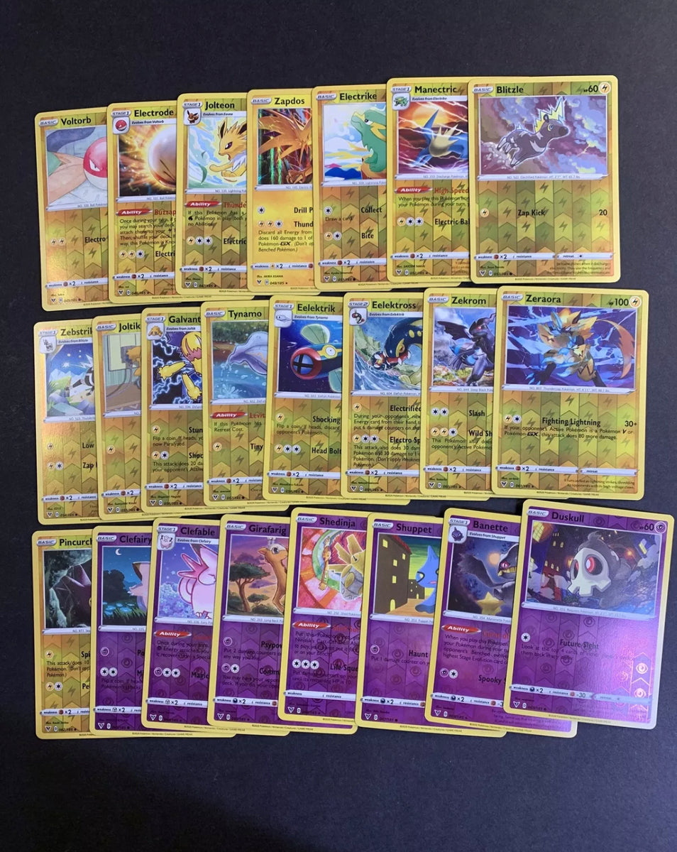 all v pokemon cards Vivid Voltage Complete Set I want to make Arceus Blue [WM] Slip Age:5+