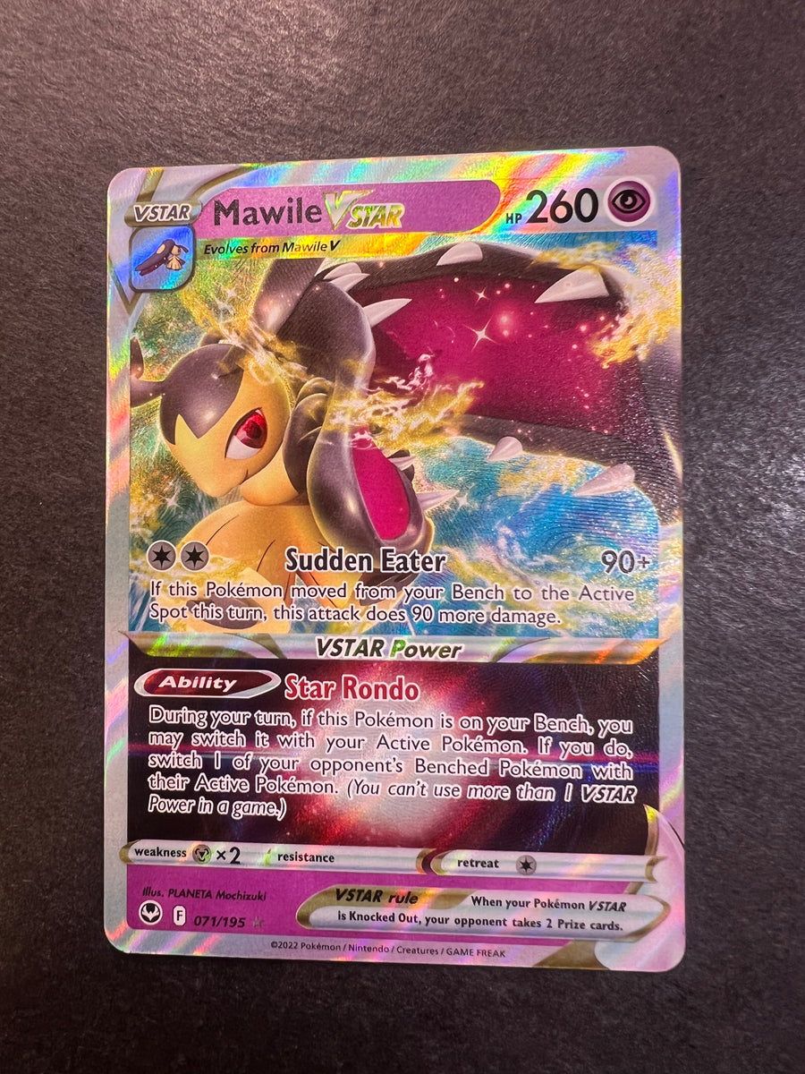 Mawile Vstar - 071/195 Silver Tempest Ultra Rare Pokemon Card - Near Mint/Mint Condition Mawile V 070/195 Swsh12: Sword & Shield - Silver Tempest Mawile Vstar - 071/195 Silver Tempest Ultra Rare Pokemon Card - Near Mint/Mint Condition Mawile V 070/195 Swsh12: Sword & Shield - Silver Tempest