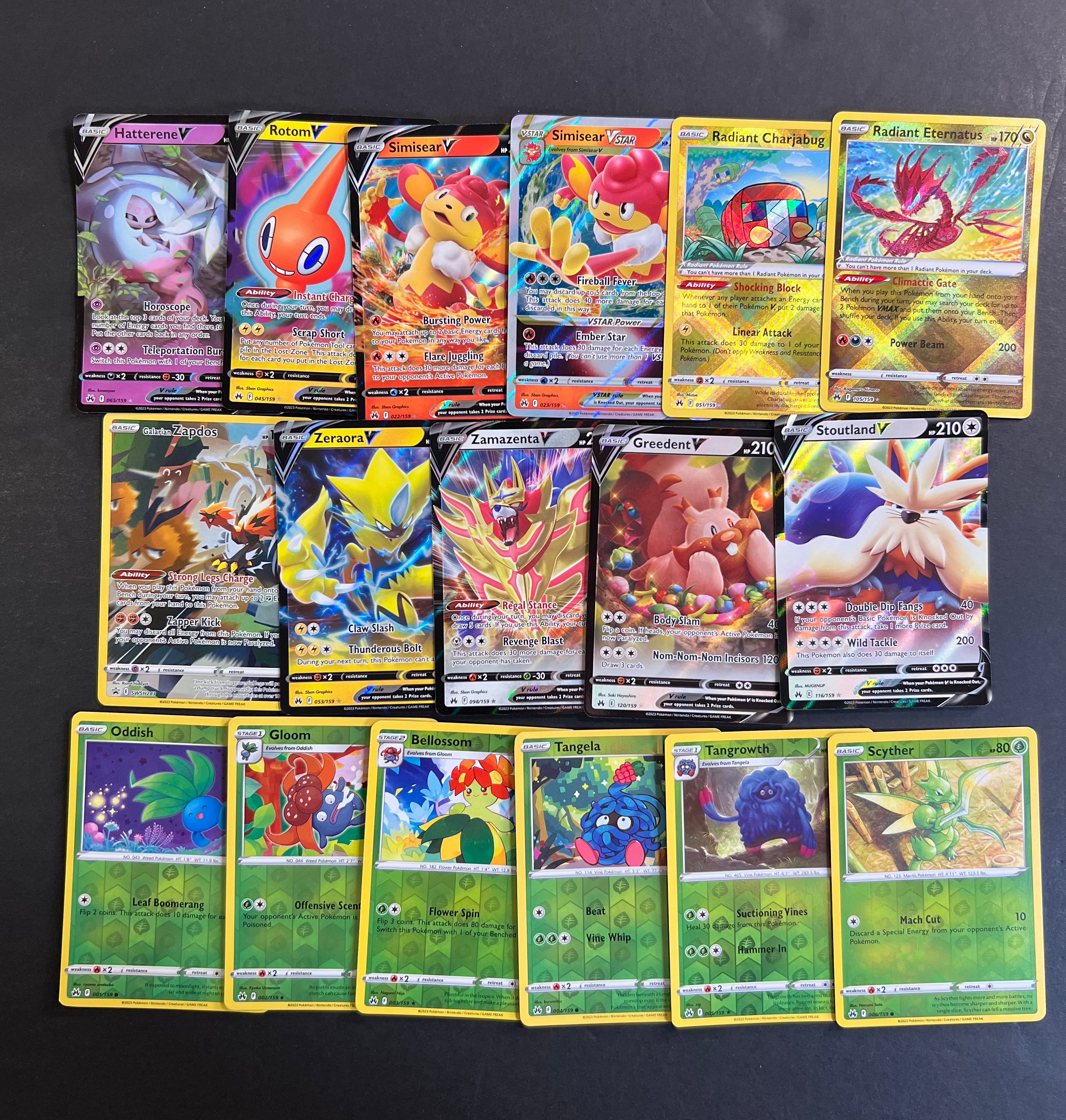 Pokemon Crown Zenith Complete Reverse Holo Card Set - 113 Cards +