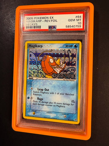 PSA 10 Magikarp - 64/107 “Stamped” Reverse Holo - EX Deoxys Set