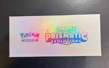 Load image into Gallery viewer, Empty Pokemon Prismatic Evolutions Elite Trainer Box (ETB) - Eevee!