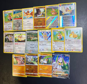 Pokemon Farfetch’d Card Lot - 16 Cards - Ultra Rare V, Reverse Holo Rare & Vintage Collection!