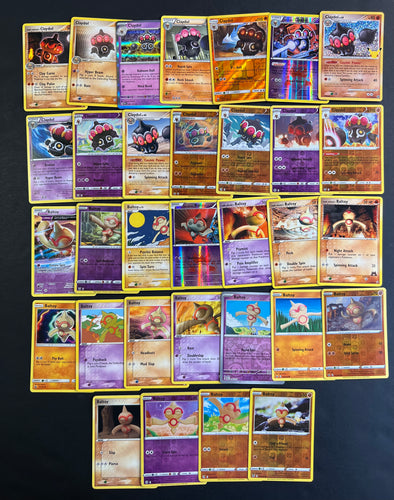 Pokemon Baltoy and Claydol Card Lot - 32 Cards - Holo Rare, Reverse Holos and Vintage!