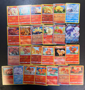 Pokemon Vulpix & Ninetales Card Lot - 25 Cards - Ultra Rare V Star, Holo Rare & Vintage Cards!